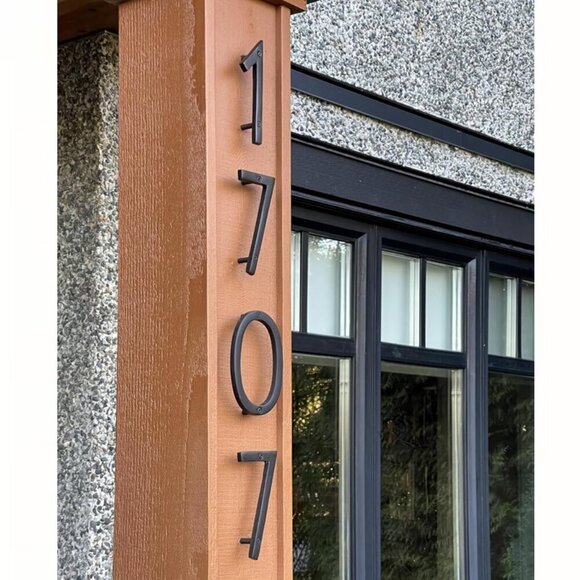 6 Inch Floating Mount Shadow House Address Number For Outside or Inside Number 0 - Picture 3 of 7